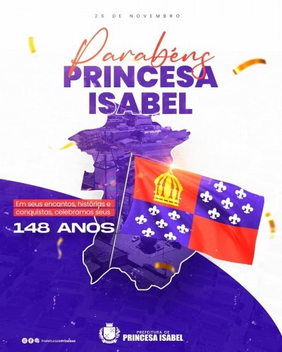 Parabéns, Princesa! 148 anos de emancipação política!