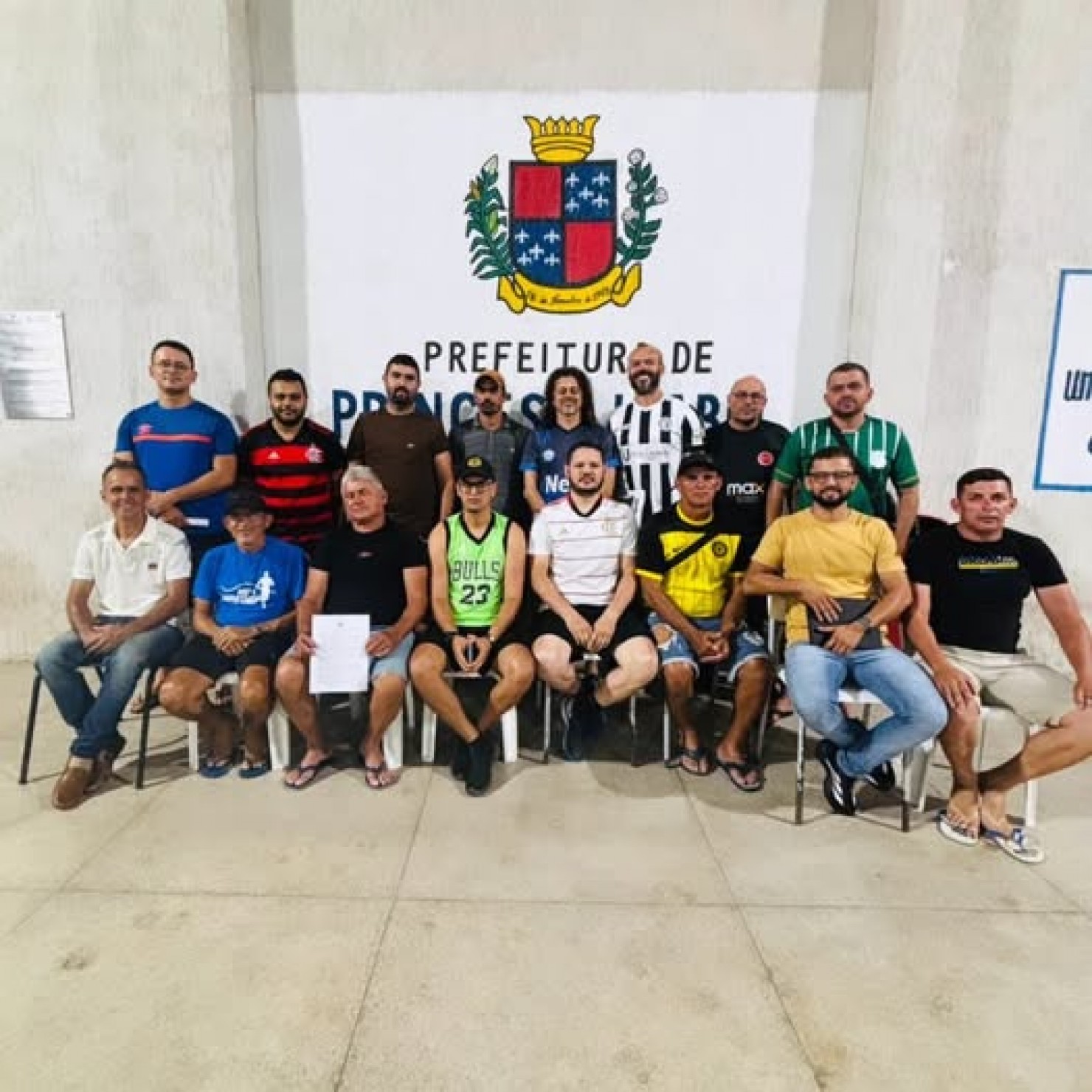 DIRETORIA DE ESPORTES REUNE REPRESENTANTES DE TIMES PARA DISCUTIR CAMPEONATO PRINCESENSE DE FUTEBOL