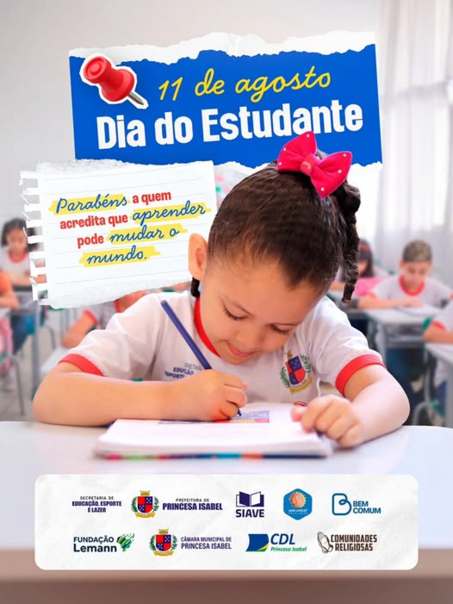 Parabéns a todos os estudantes!