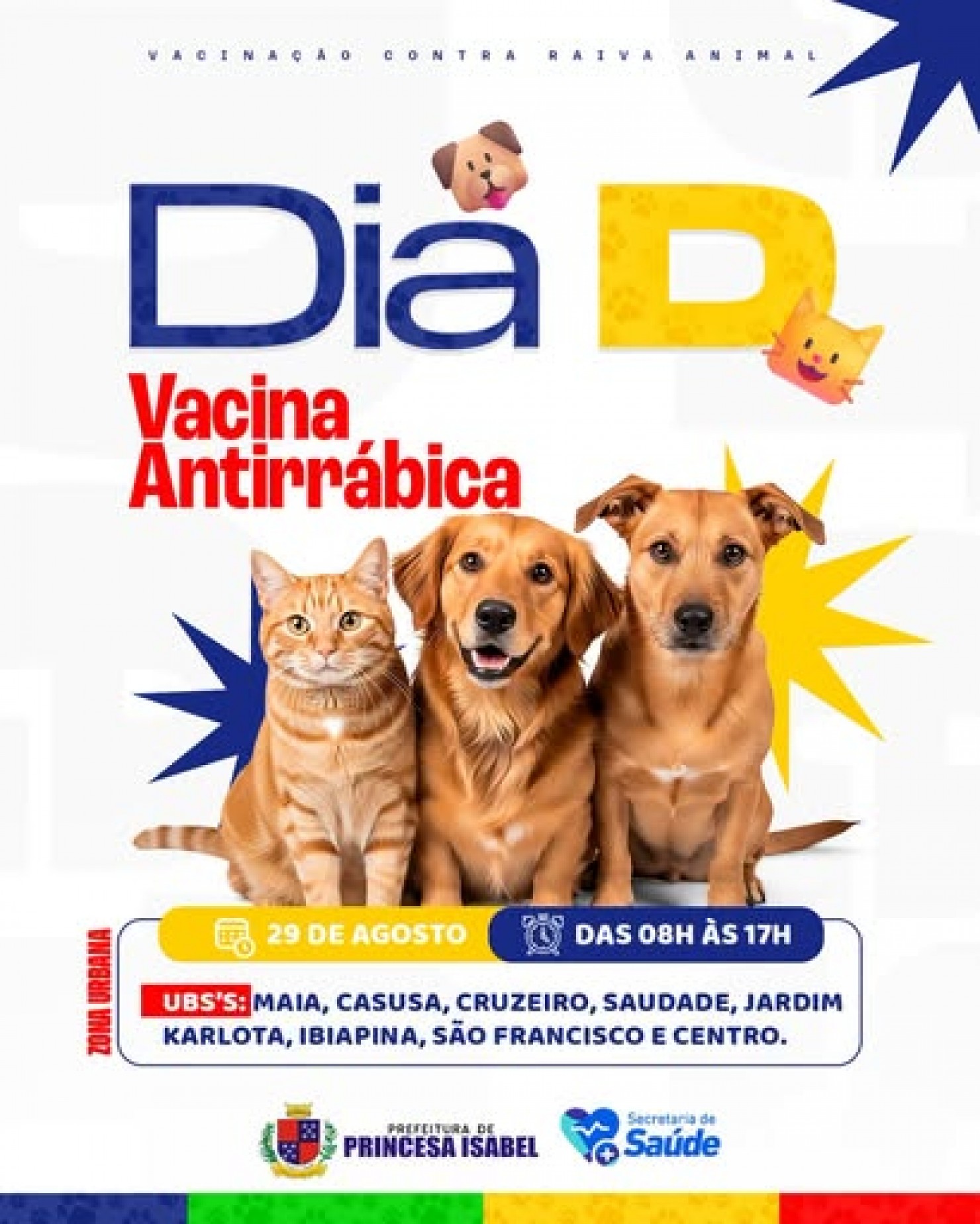 DIA DA VACINAÇÃO ANTIRRABICA