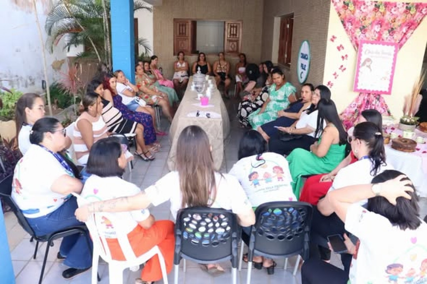 SECRETARIA DE ASSISTÊNCIA SOCIAL REALIZA CHÁ DA TARDE COM AS GESTANTES DO MUNICÍPIO