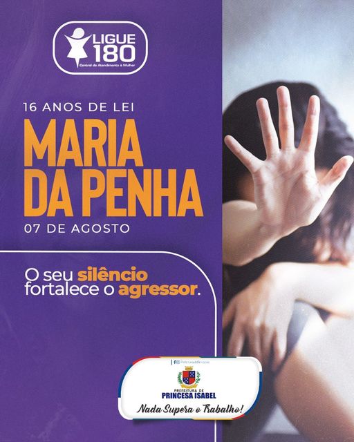 16 ANOS DE LEI MARIA DA PENHA